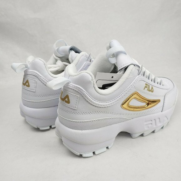 FILA Disruptor 2 II Metallic Accent Sneakers White - Picture 4 of 8